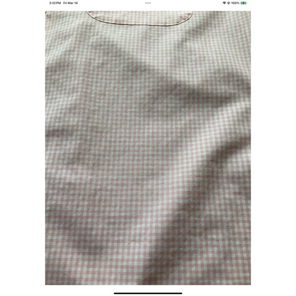 Turtleson Button Down Shirt Mens Large Golf Performance Pink Gingham Plaid - Picture 3 of 7